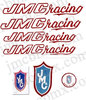 Red JMC Racing decals