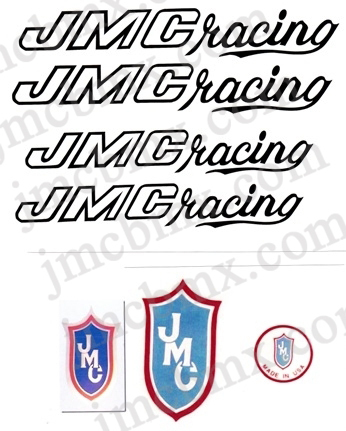 Black JMC Racing Decal set