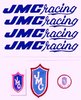 Blue JMC Racing Decal set 80-85