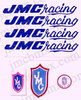 Blue JMC Racing Decal set 80-85