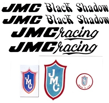 Black JMC Black Shadow Decal Set