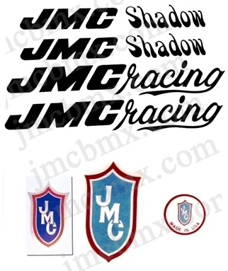 Black JMC Shadow Decal Set