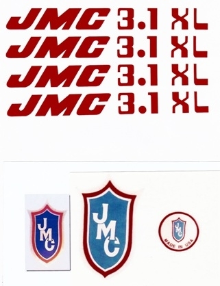 Red JMC 3.1 XL Decal Set