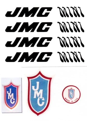 Black JMC Mini decals