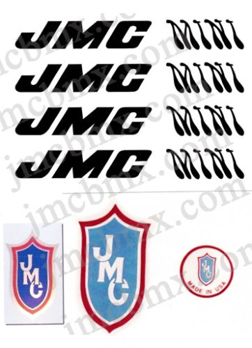 Black JMC Mini decals