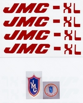 Red JMC - XL decals