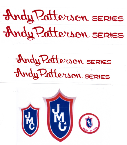 Andy Patterson Series Decal Set