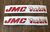 2 Red JMC® Shadow Frame Decals.